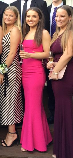 Likely fuchsia Tamarelli Gown size 8 for rent on The Volte - image 4