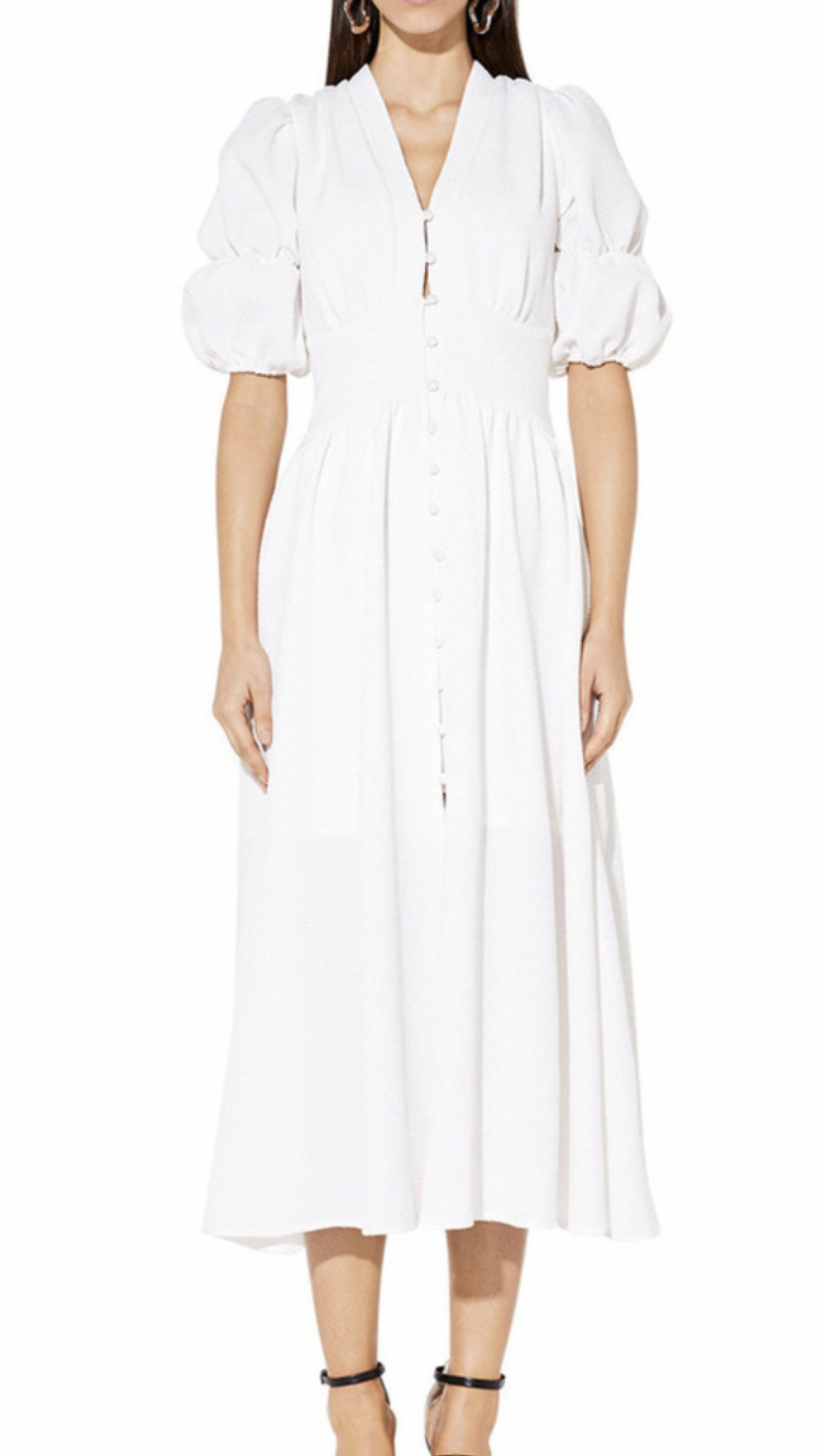 Mossman The Unscathed Maxi Dress White size 12 for rent on The Volte - main image