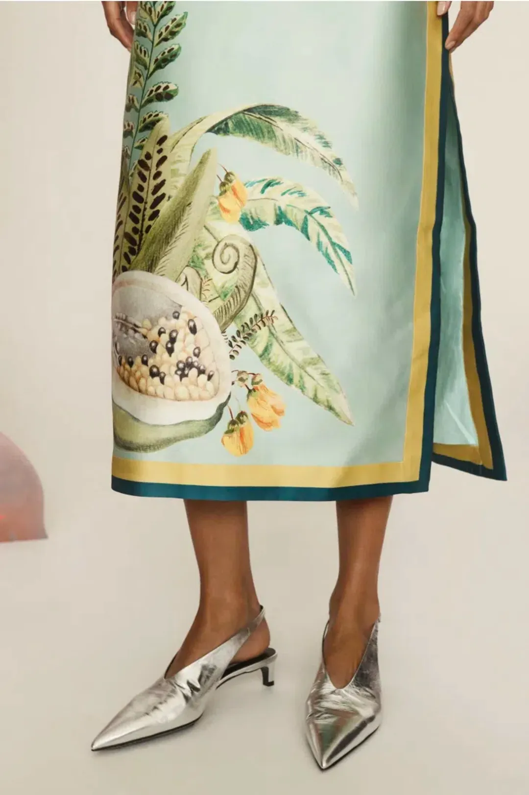 Alemais Anita Midi Dress in Green Size AU 16 for rent on The Volte - main image