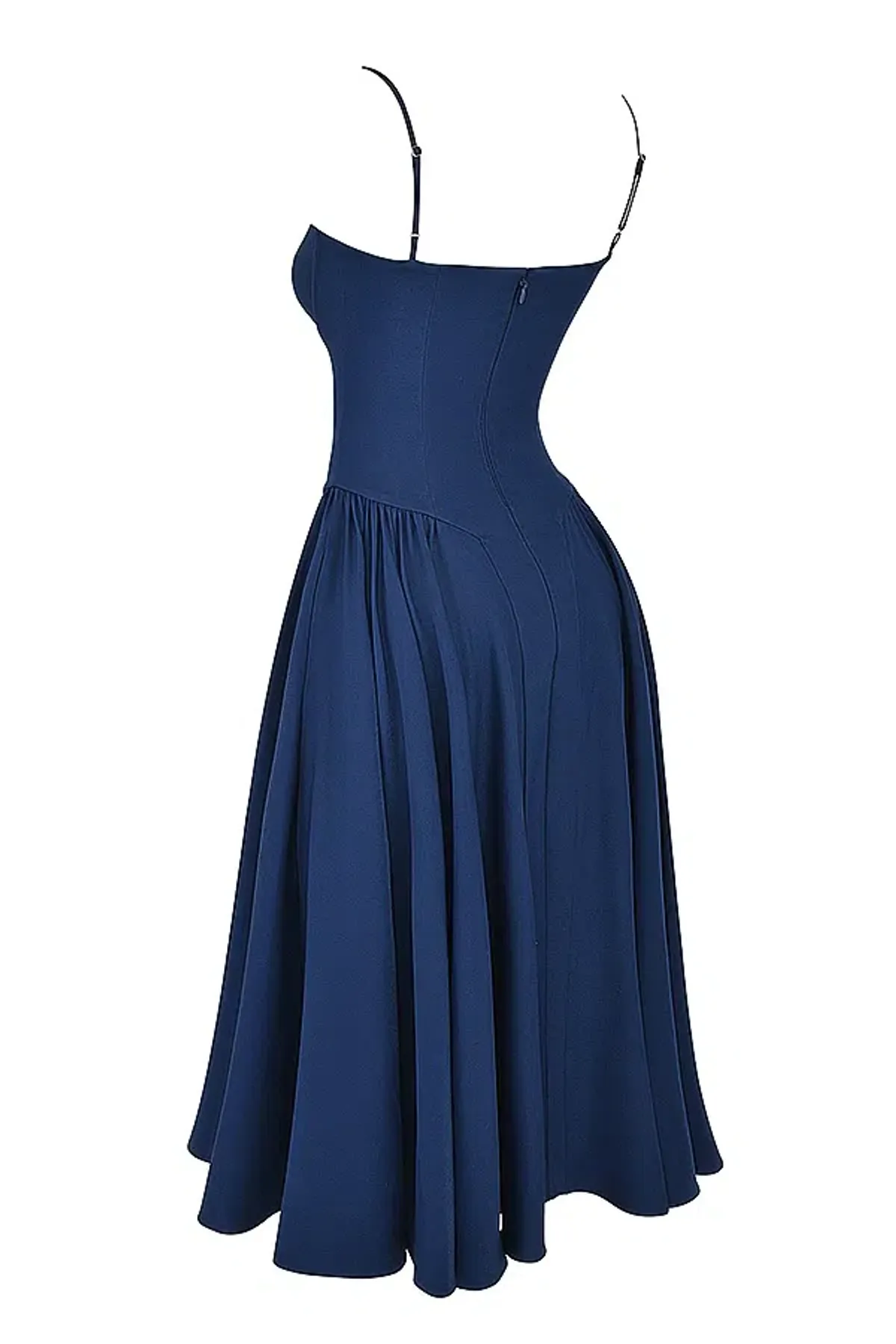 House of CB Samaria French Navy Corset Sundress Size S/AU 8 - Image 7