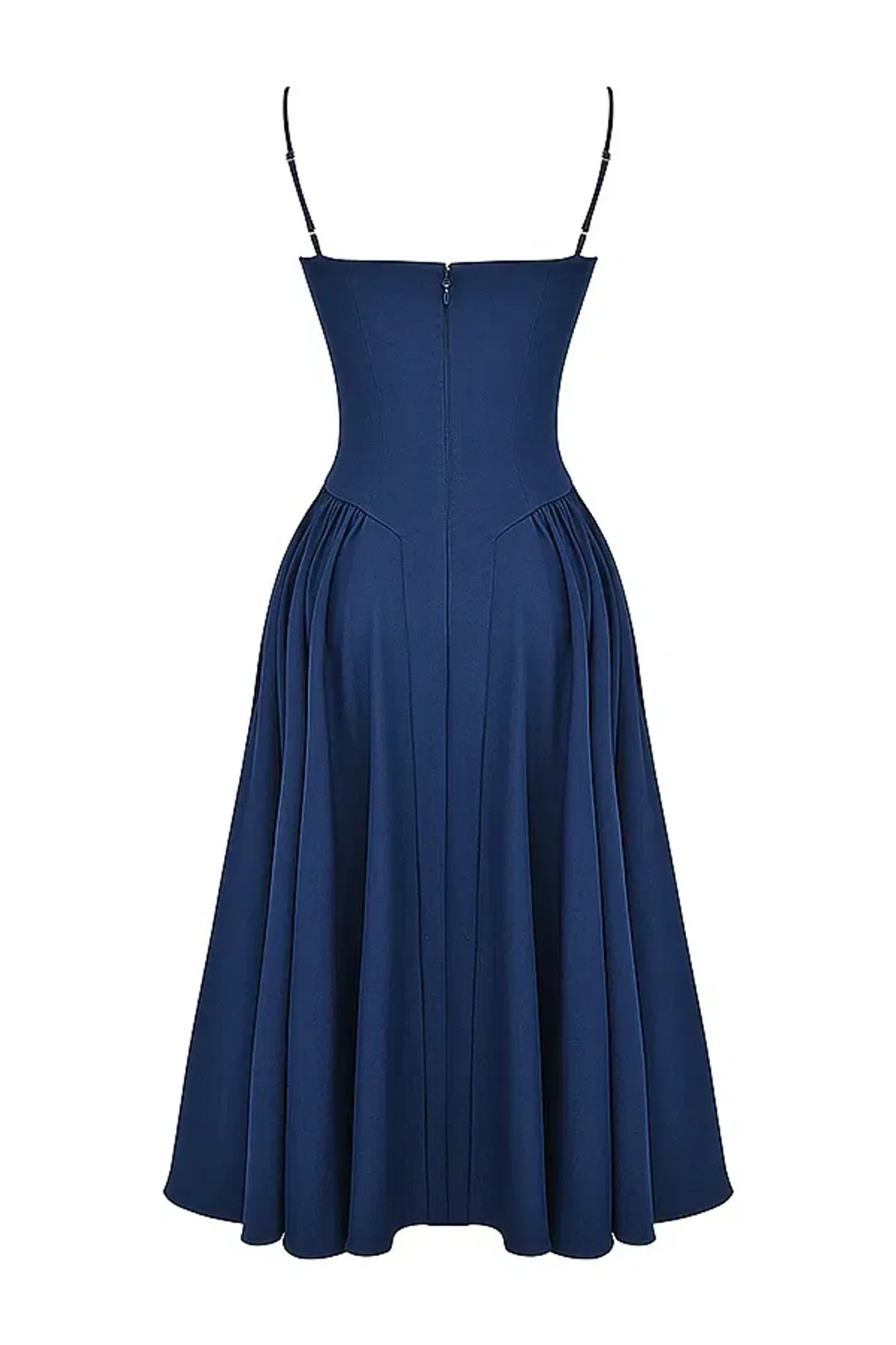 House of CB Samaria French Navy Corset Sundress Size S/AU 8 for rent on The Volte - main image