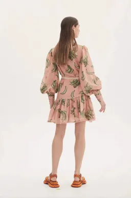 Alemais Bananarama Mini Dress Pink Size 16AU for rent on The Volte - image 4