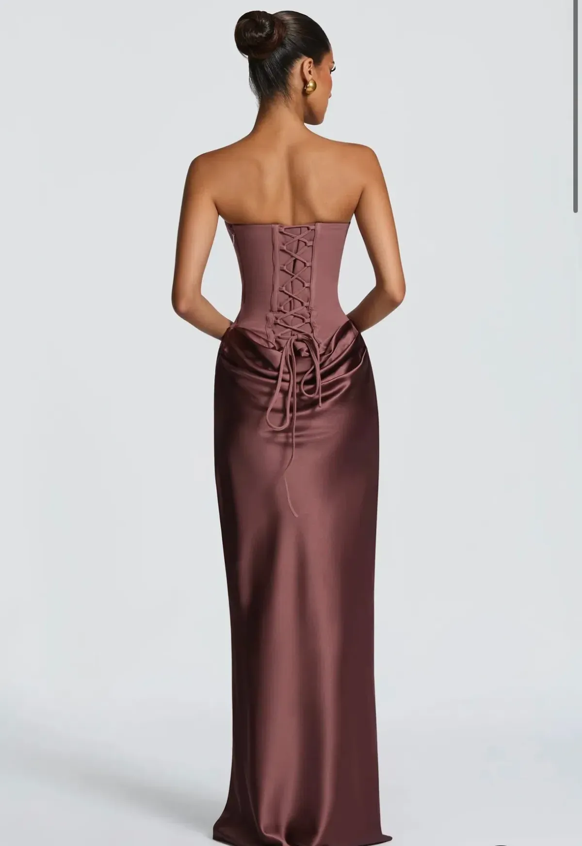 Babyboo Maggie maxi dress Dusty rose - Image 2