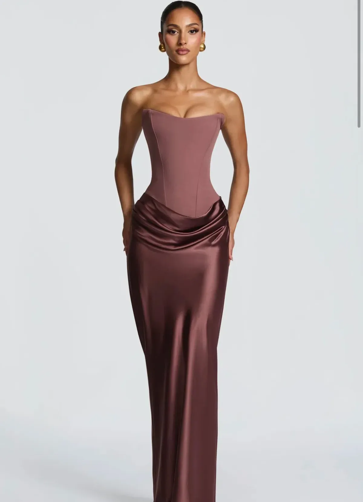 Babyboo Maggie maxi dress Dusty rose 8 - Image 1