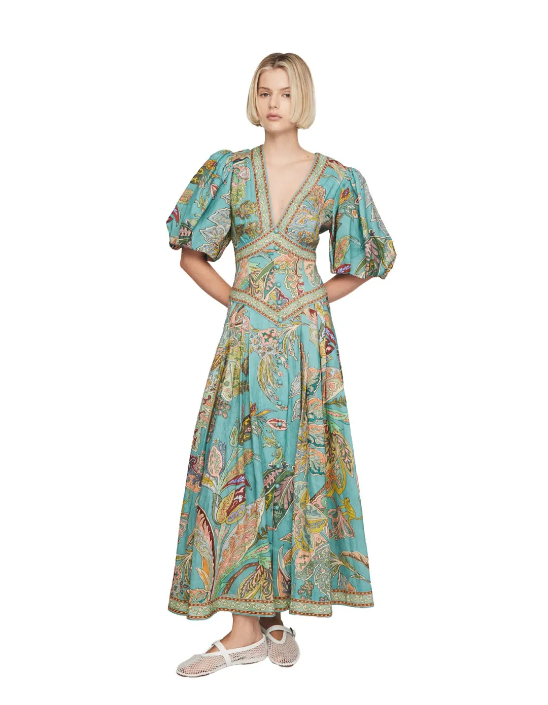 Alemais Franca Midi Dress 8 for rent on The Volte - main image
