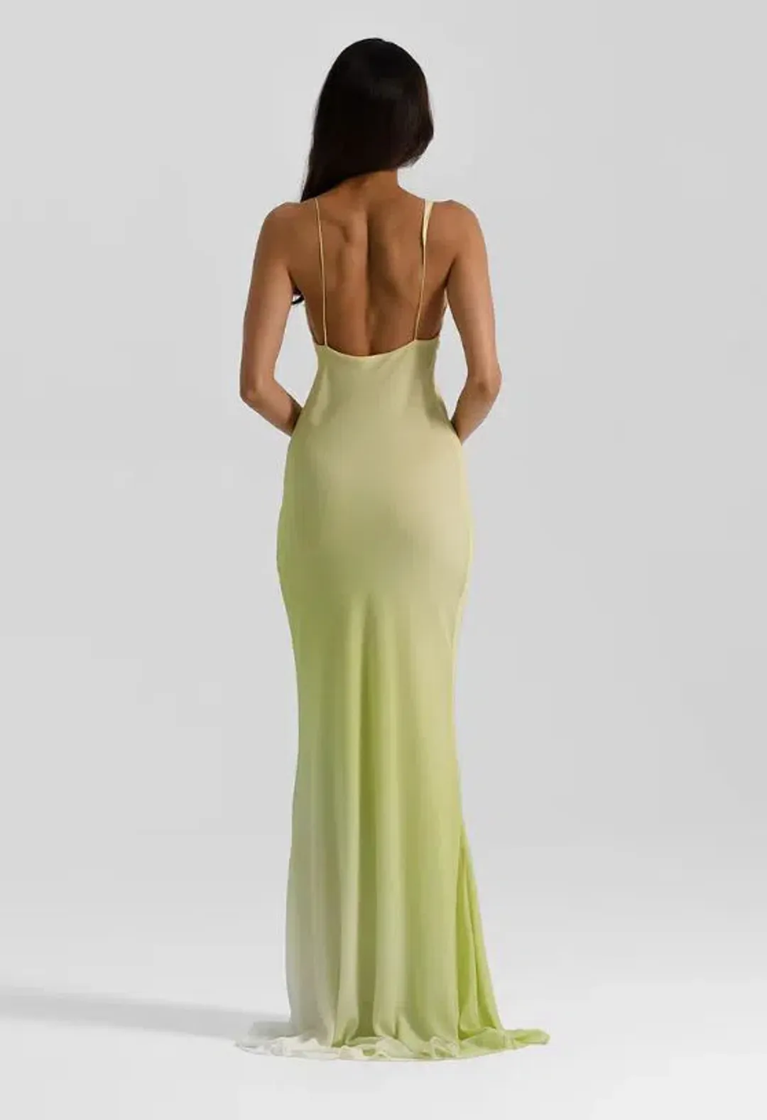 Natalie Rolt Hallie Gown in Citrus Size 6 for rent on The Volte - main image