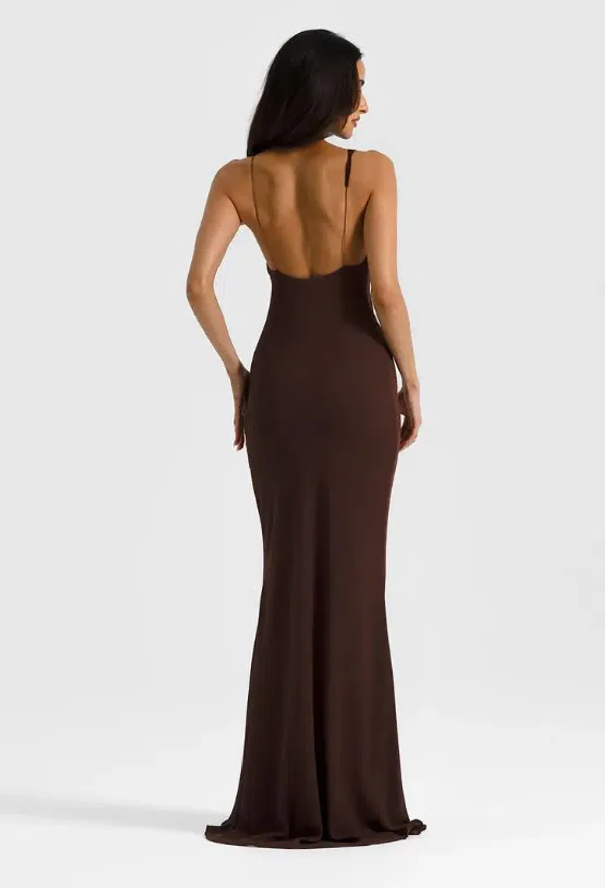 Natalie Rolt Hallie Gown in Espresso Size 6 - Image 6