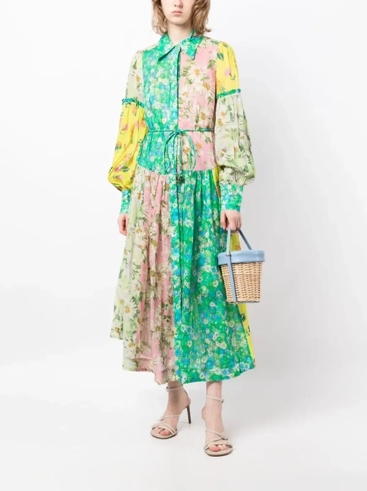 Alemais Kenzie Patchwork Dress - Image 1