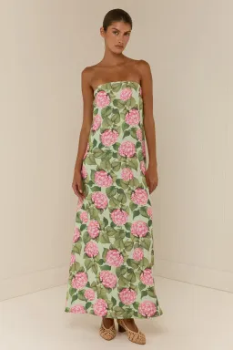 Palm Noosa Alessia Dress Pink Jardin Size 10 for rent on The Volte - image 4