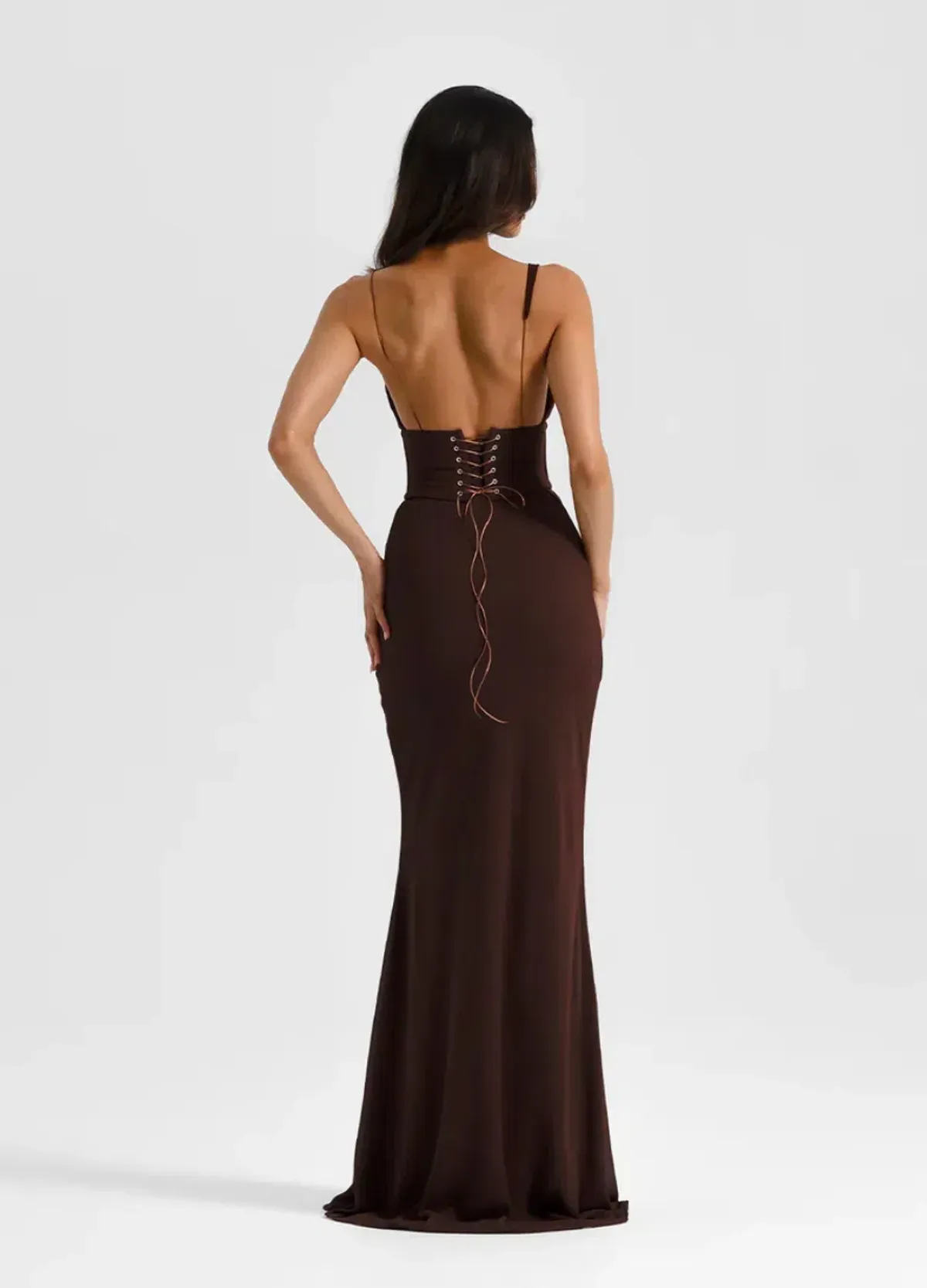 HALLIE GOWN | ESPRESSO - SIZE 8 - Image 3