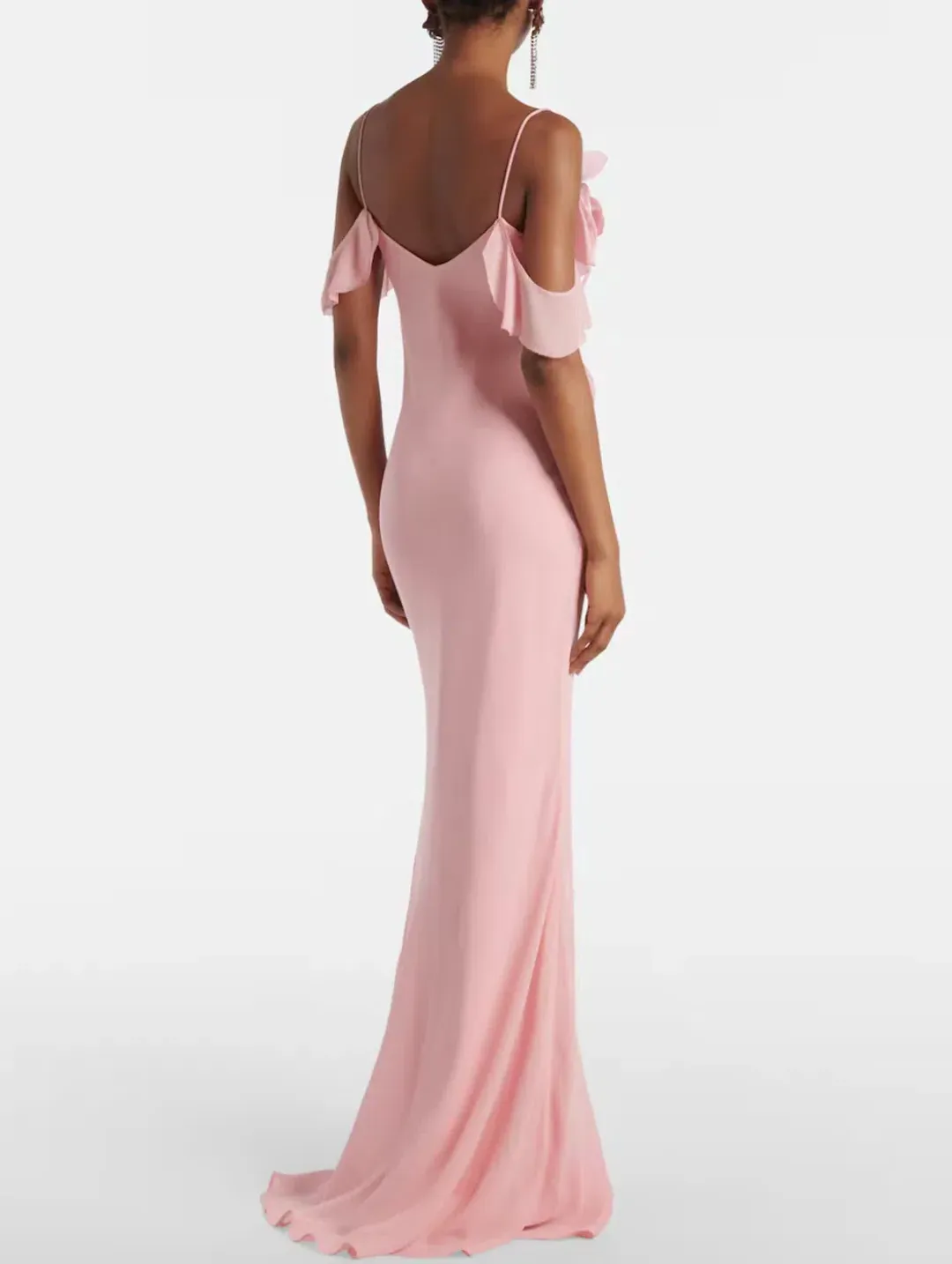 Self-Portrait Georgette Flower Maxi Dress Size 12 for rent on The Volte - main image