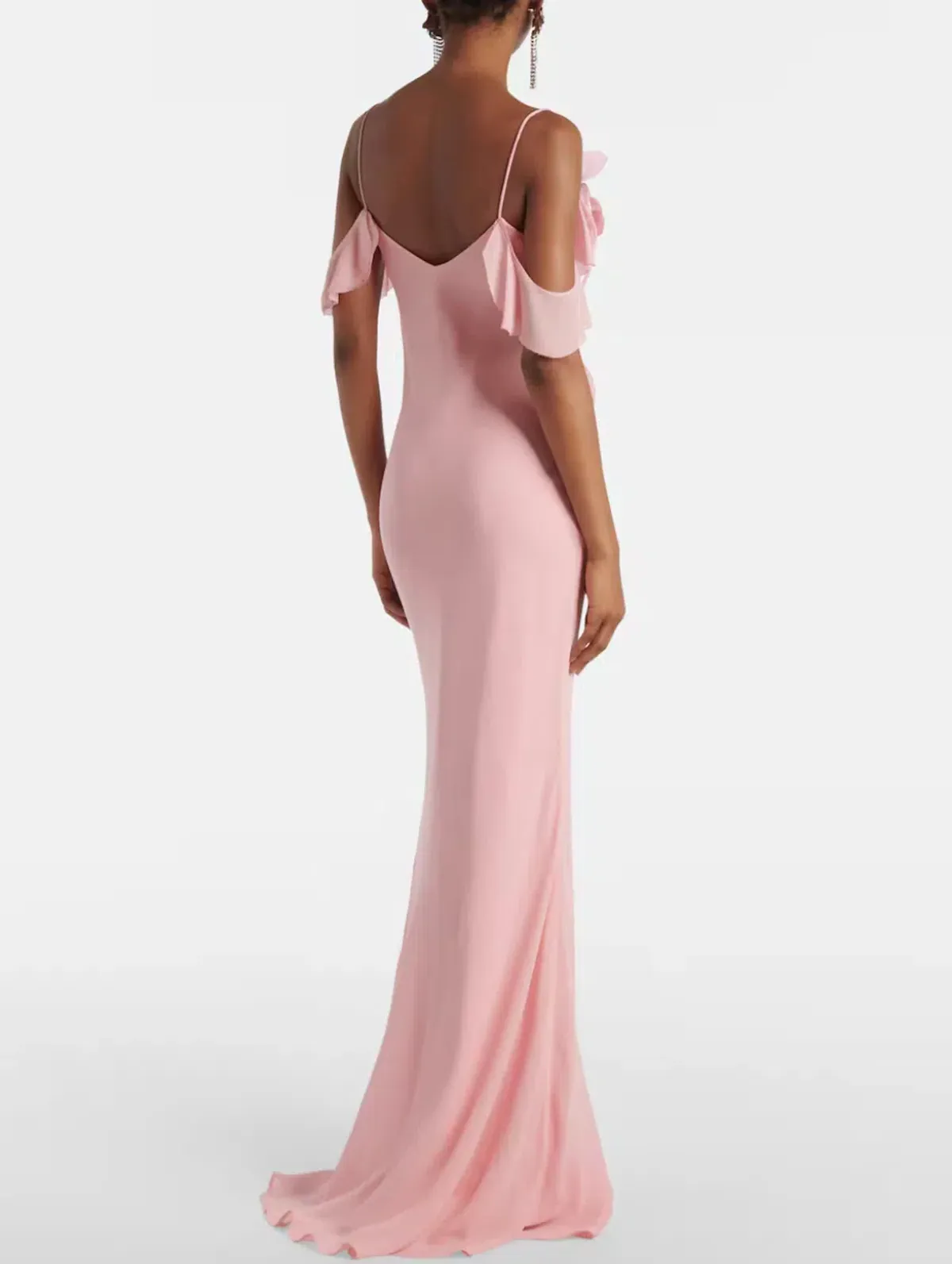Self-Portrait Georgette Flower Maxi Dress Size 12 - Image 3