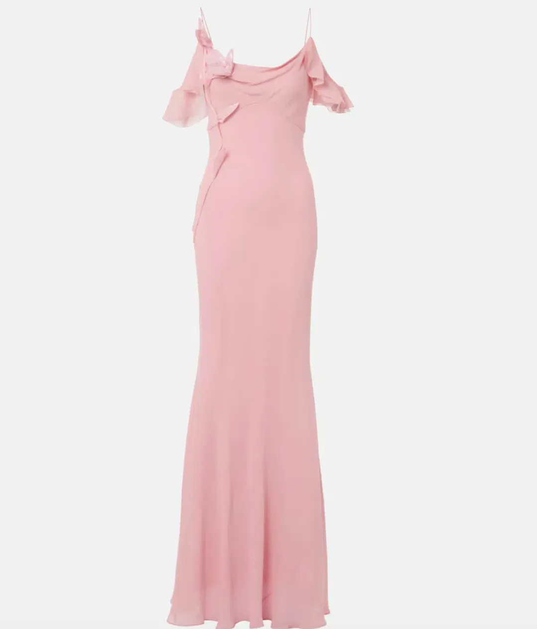 Self-Portrait Georgette Flower Maxi Dress Size 12 for rent on The Volte - main image
