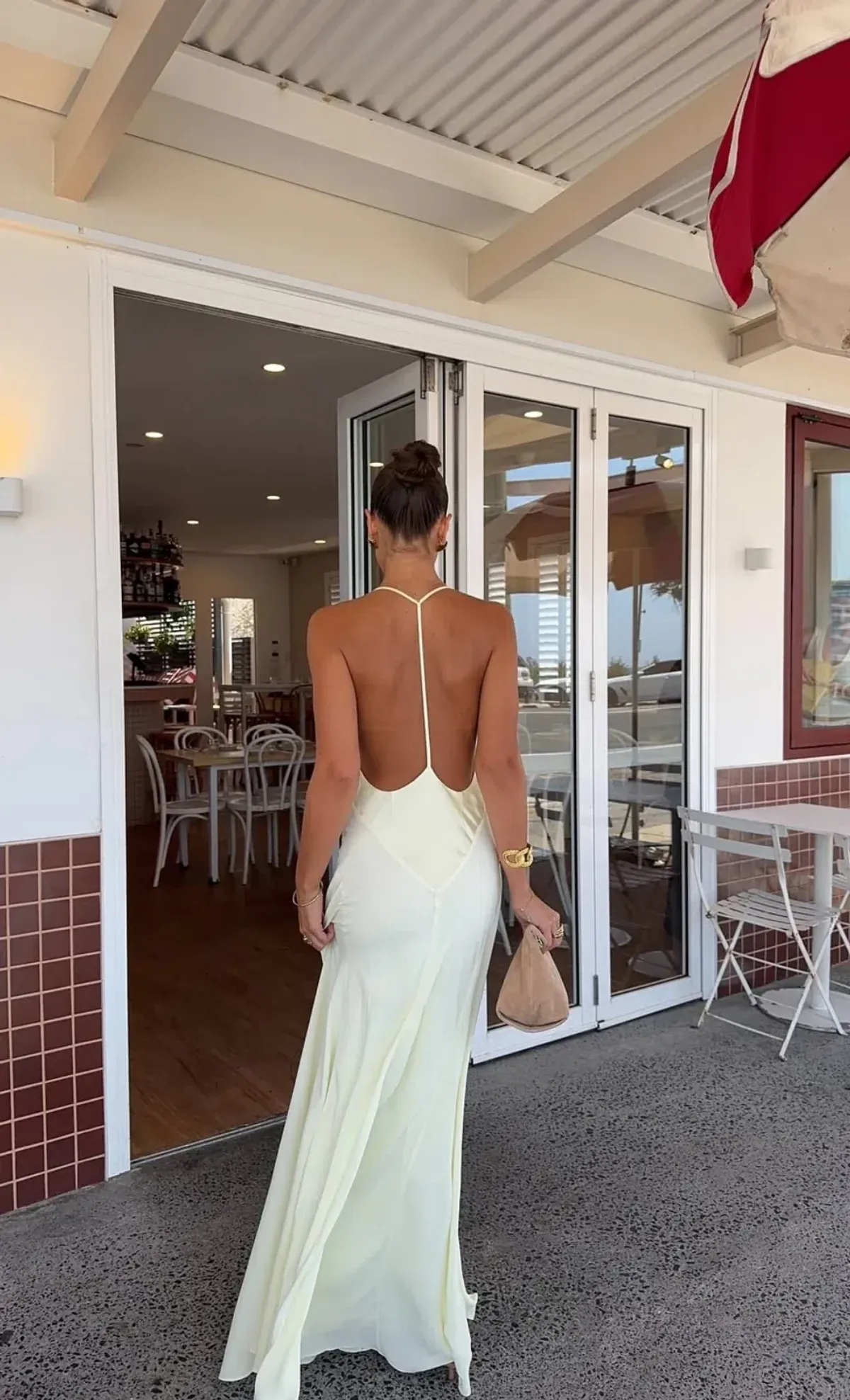 Girls With Gems Sneaky Link Maxi Butter Yellow Size S - Image 1