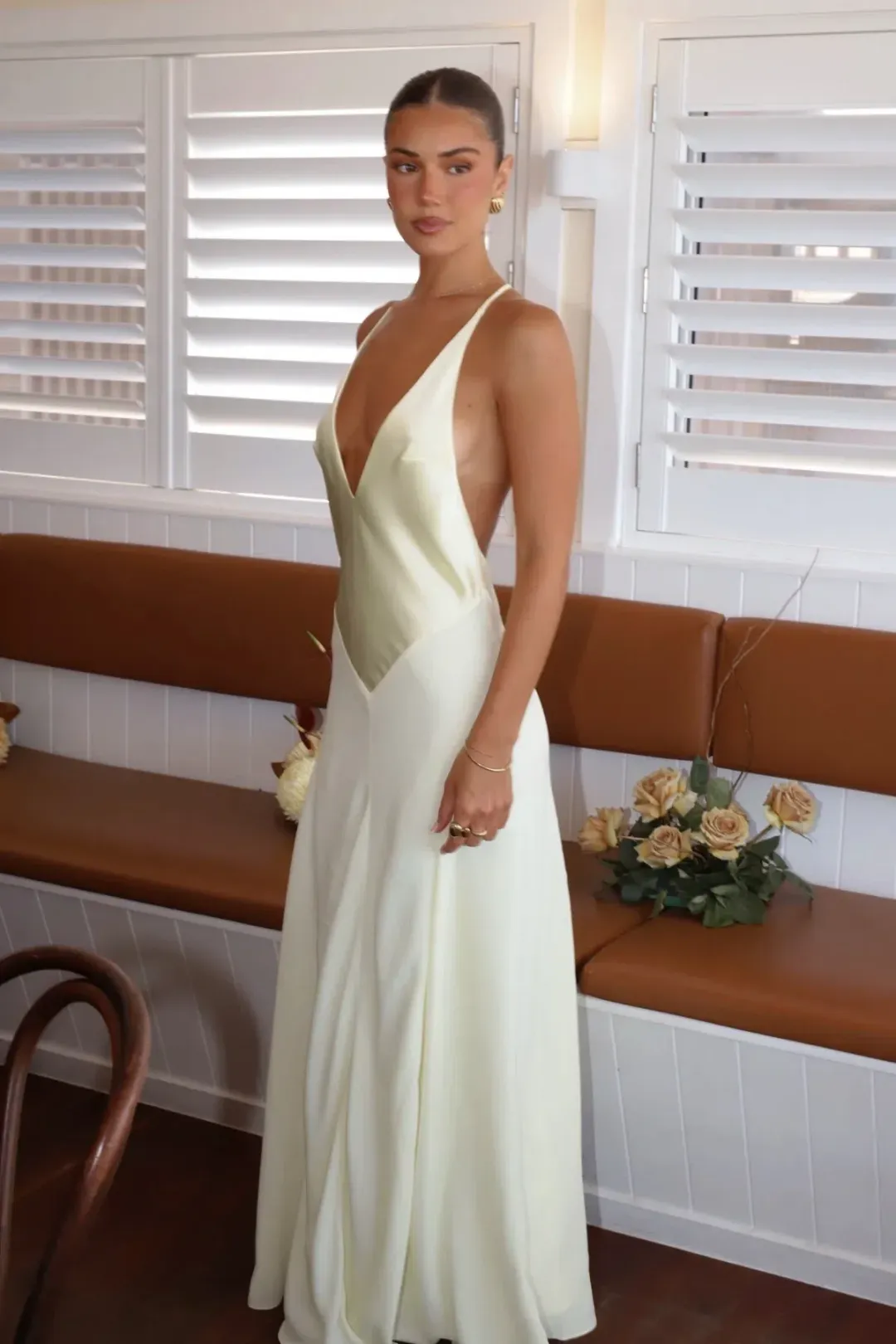 Girls With Gems Sneaky Link Maxi Butter Yellow Size S for rent on The Volte - main image