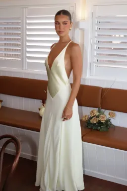 Girls With Gems Sneaky Link Maxi Butter Yellow Size S for rent on The Volte - image 2