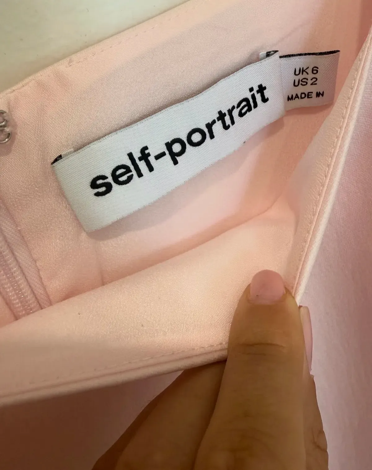 Self Portrait Pink Taffeta Dress Size 6 / XS - Image 4
