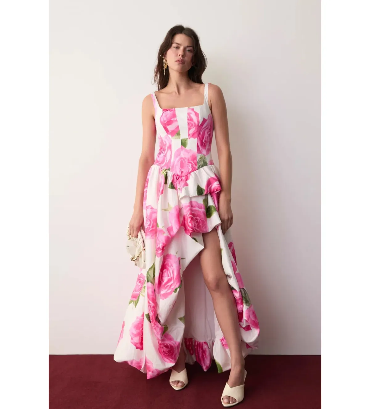 Aje Alani Gown Soft Rose Light Size AU 12 for rent on The Volte - main image