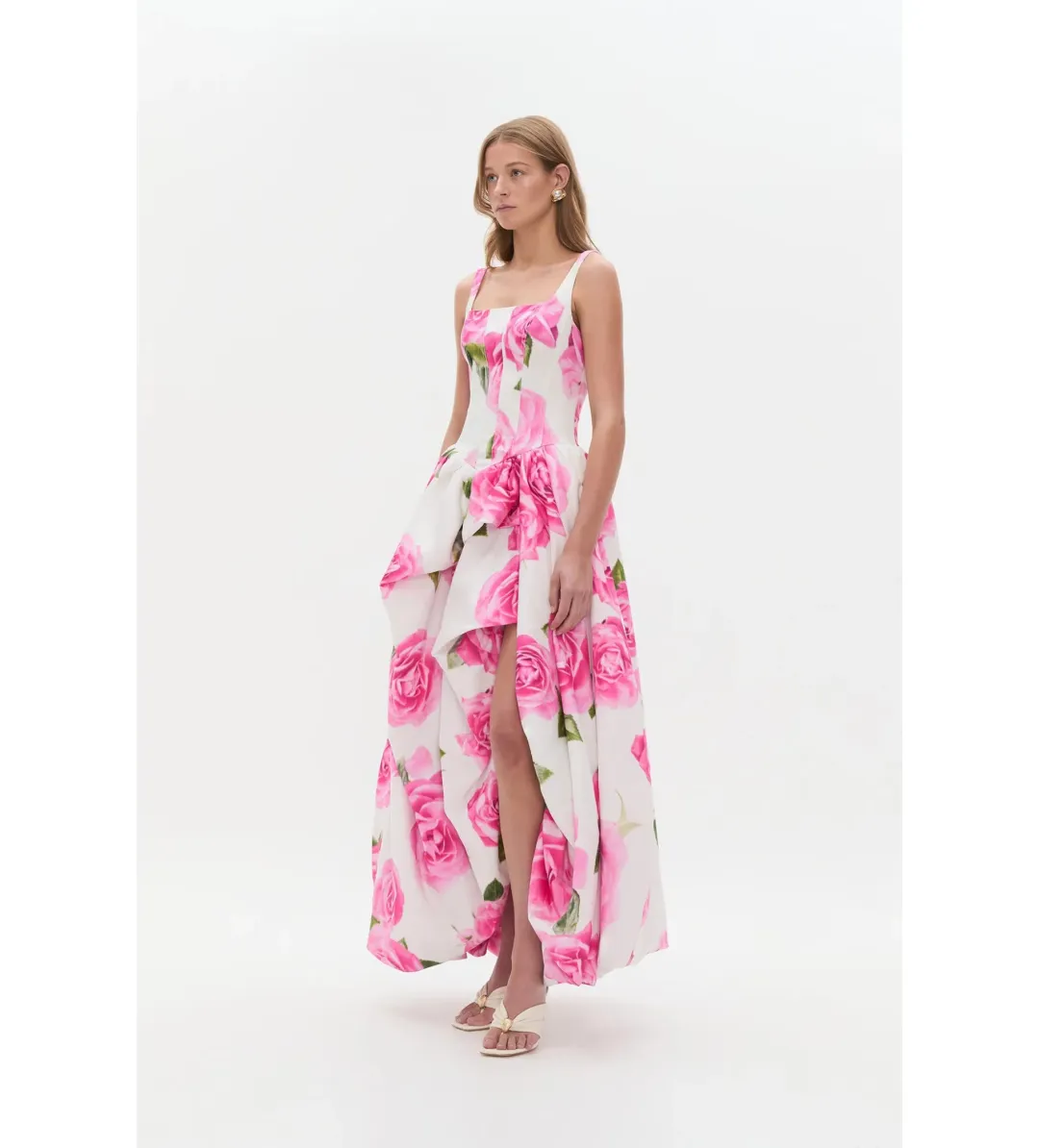 Aje Alani Gown Soft Rose Light Size AU 12 for rent on The Volte - main image