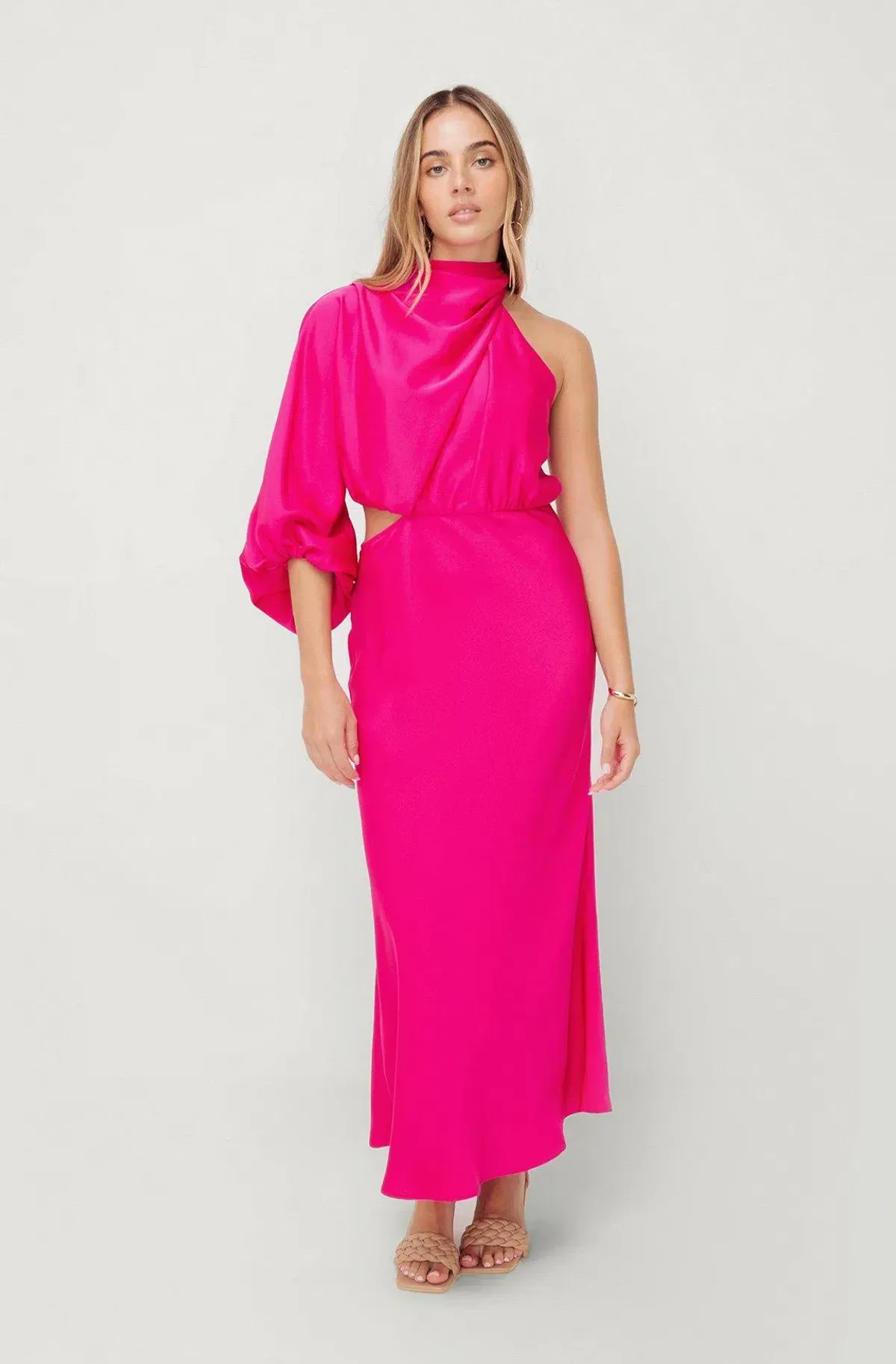 Sheike Olivia Dress Fuchsia Pink Size 16 - Image 1