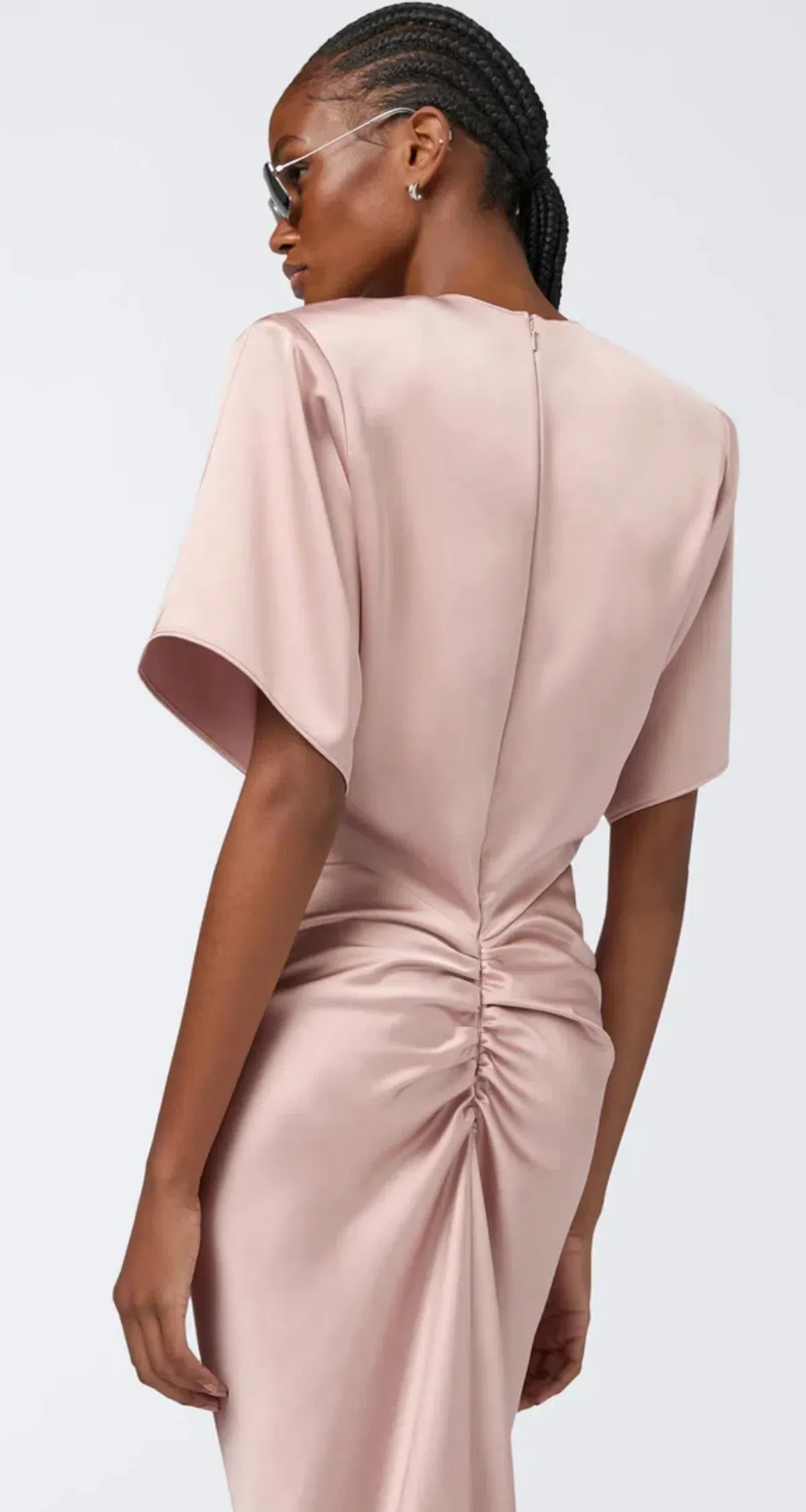 The Andamane Iris Maxi Dress Pink Size 8 - Image 3