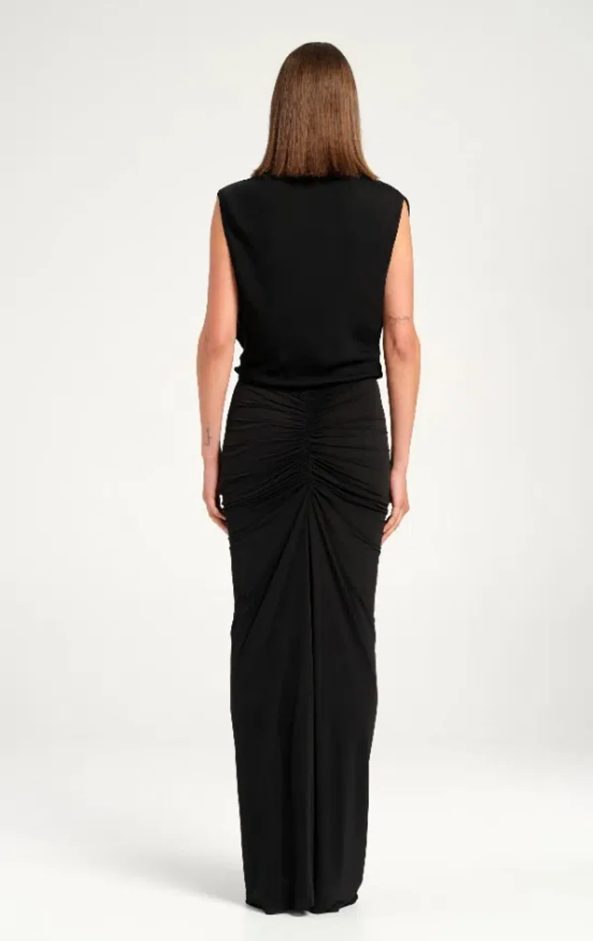 BENNI WILLOW MAXI DRESS BLACK SIZE 12 - Image 3