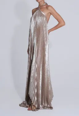 Lidee Deesse Gown size 10 Desert Shimmer for rent on The Volte - image 2