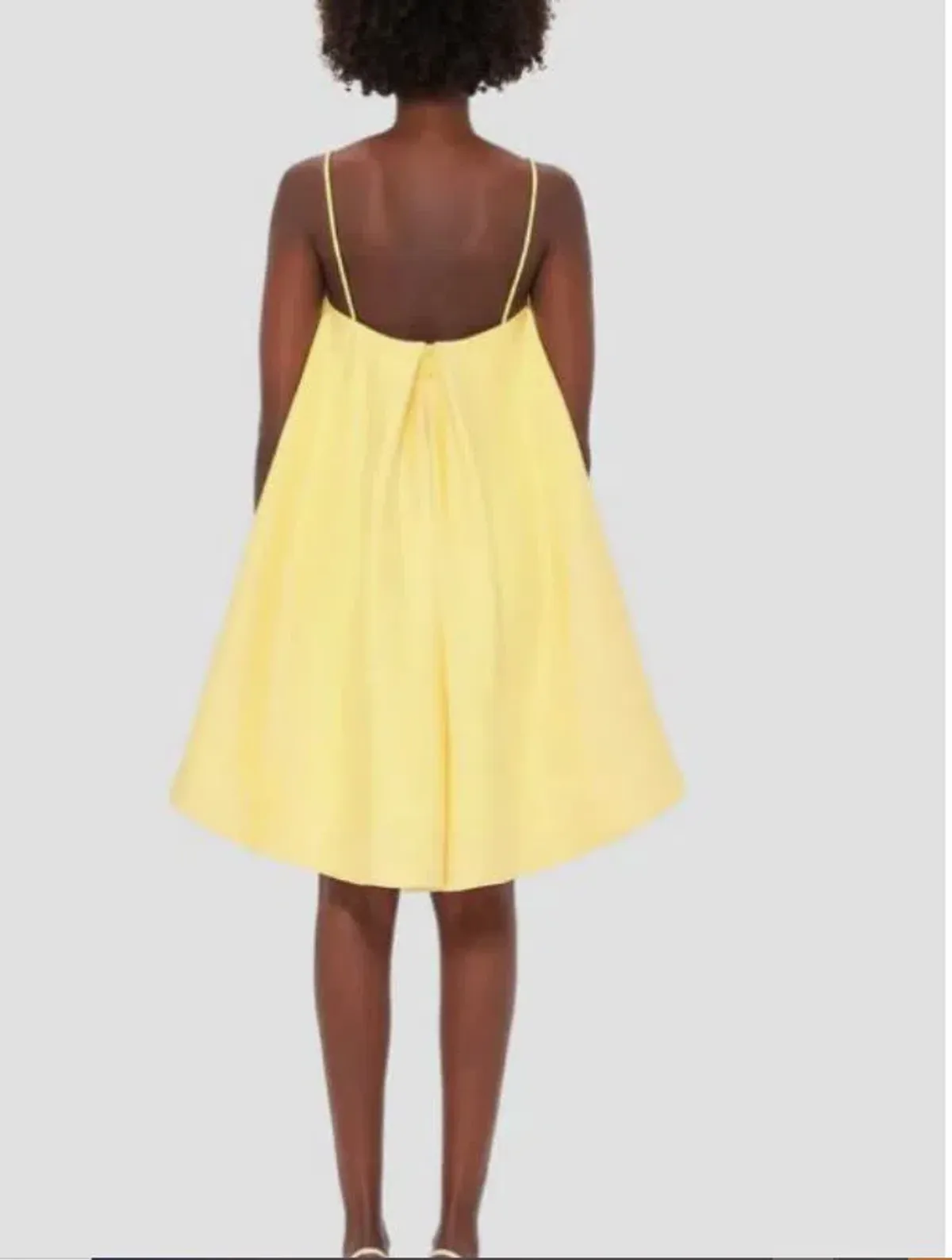 Leo Lin Felicia Applique Floral Mini in Sorbet Yellow - Image 2