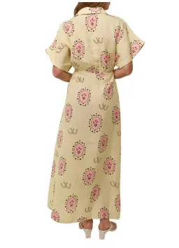 Palm Noosa Jasmine Dress Savanna Tile Size 10 for rent on The Volte - image 3