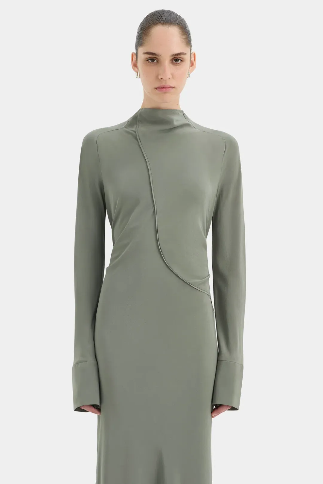 Sir. Rousseau Open Back Gown- 10 for rent on The Volte - main image