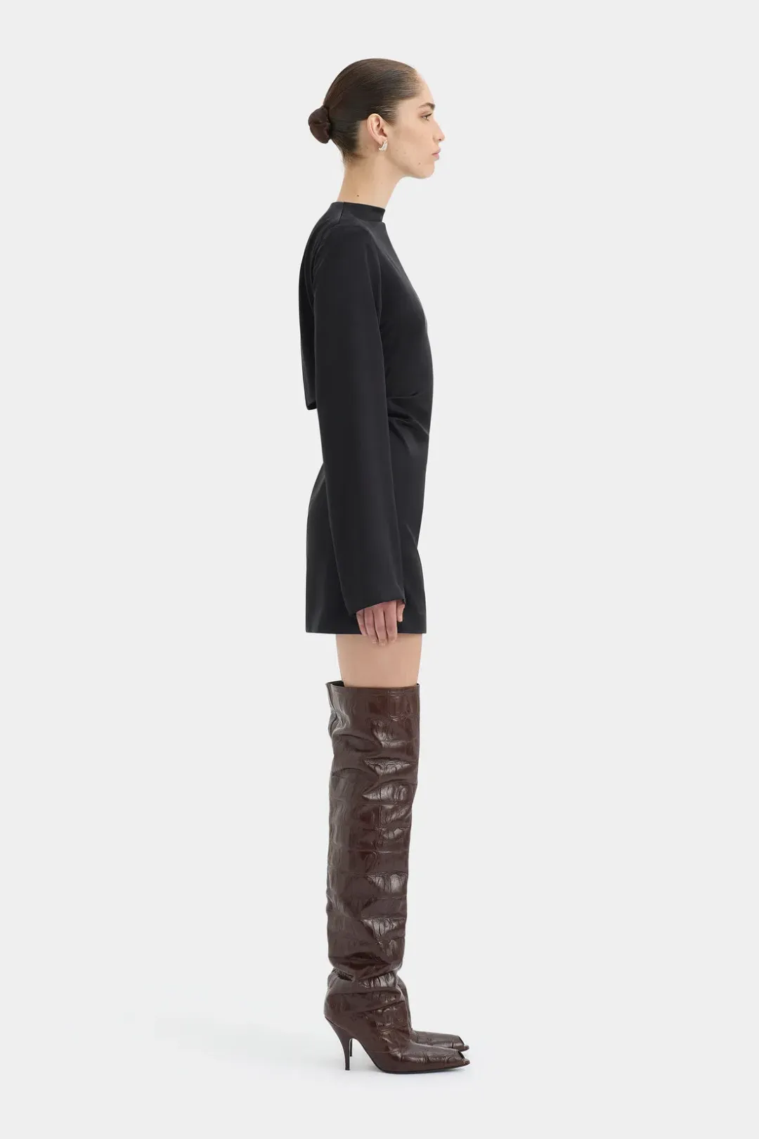 Sir. Yasmine Long Sleeve Mini Dress-10 for rent on The Volte - main image