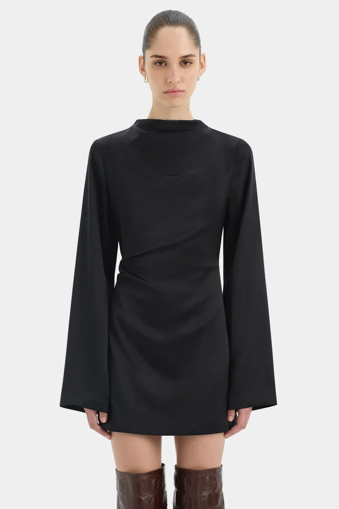 Sir. Yasmine Long Sleeve Mini Dress-10 for rent on The Volte - main image