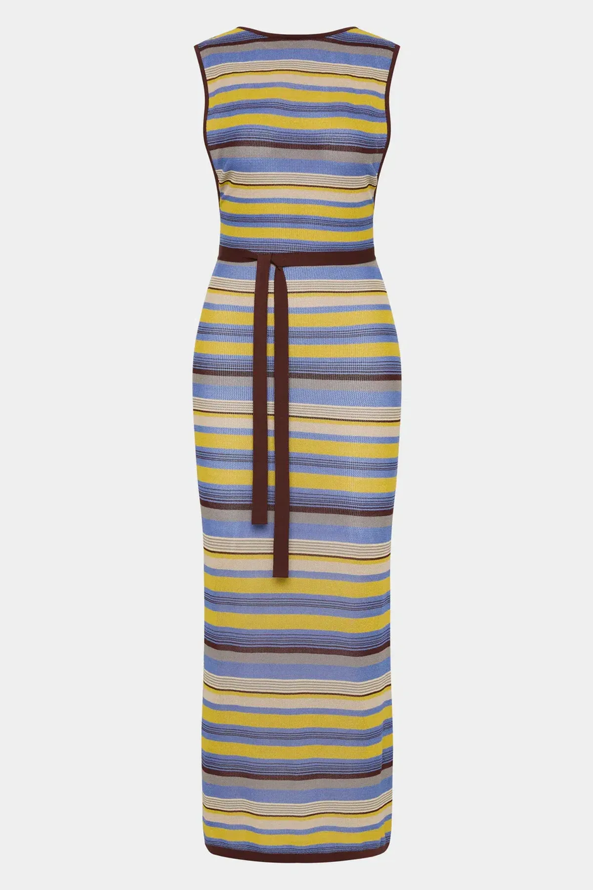 Sir the Label Coastline Tie Dress in Cala Stripe Size 2 / AU 10 - Image 3