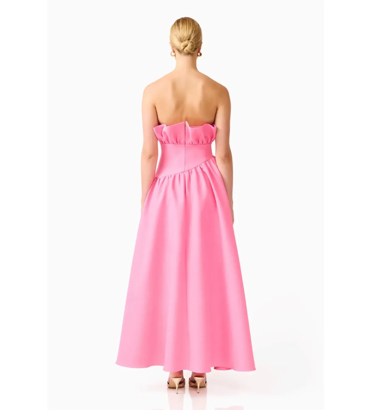 Elliatt Laurel Sleeveless Maxi Dress Pink Size S AU 8 - Image 3