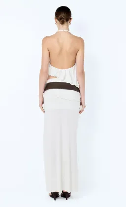 Bec and Bridge Cadence Racer Back Maxi Dress in Snow Cream White Size 8 for rent on The Volte - image 5