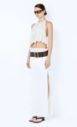 Bec and Bridge Cadence Racer Back Maxi Dress in Snow Cream White Size 8 for rent on The Volte - image 6