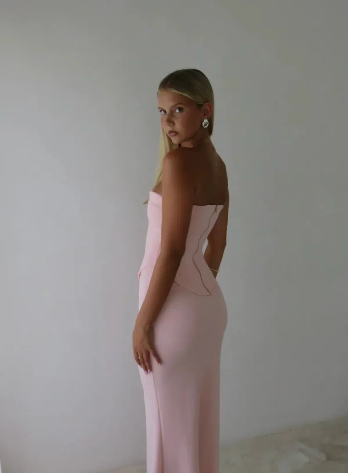 Hntr the Label, Louie Gown, BABY PINK Set, Size AU8 - Image 3