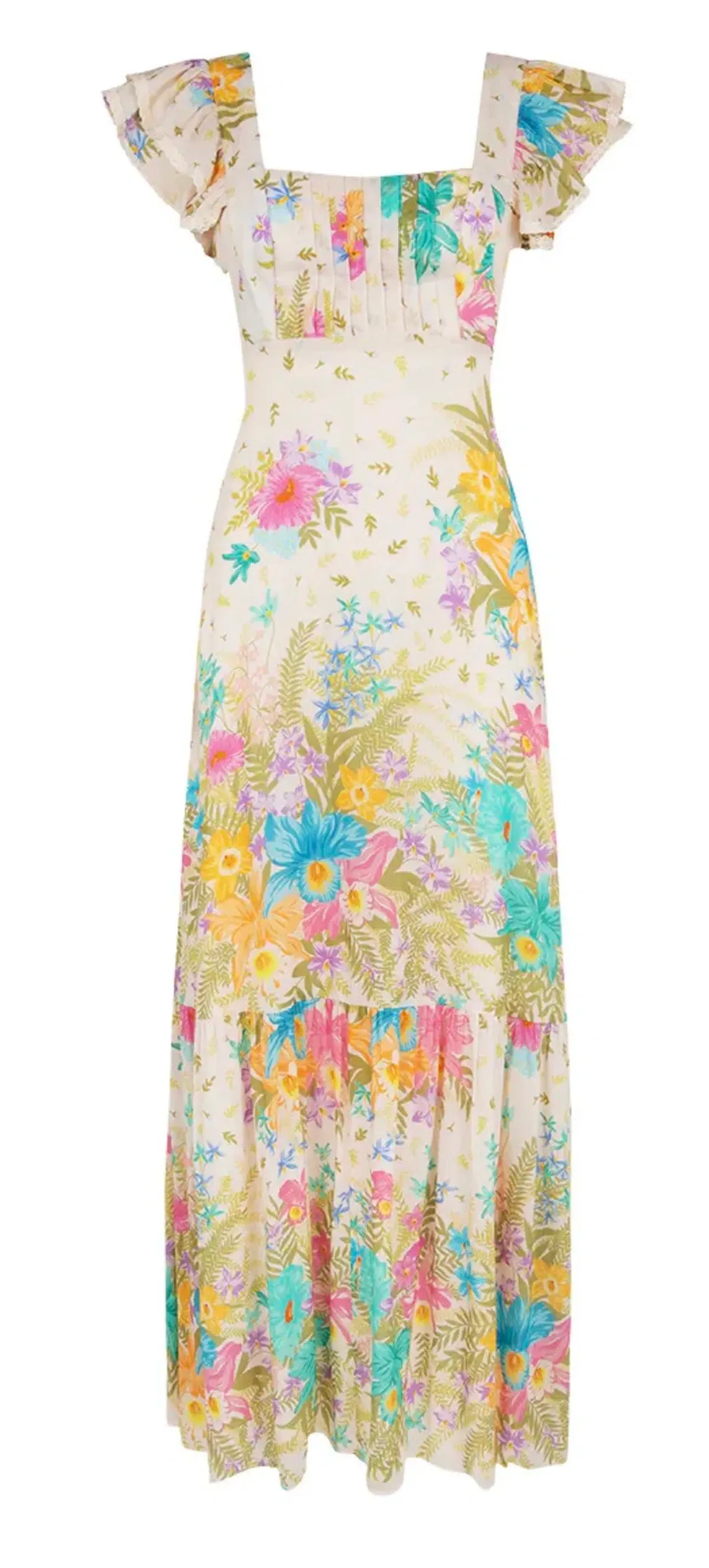 SPELL Lei Lei Frill Gown Size Small - Image 2