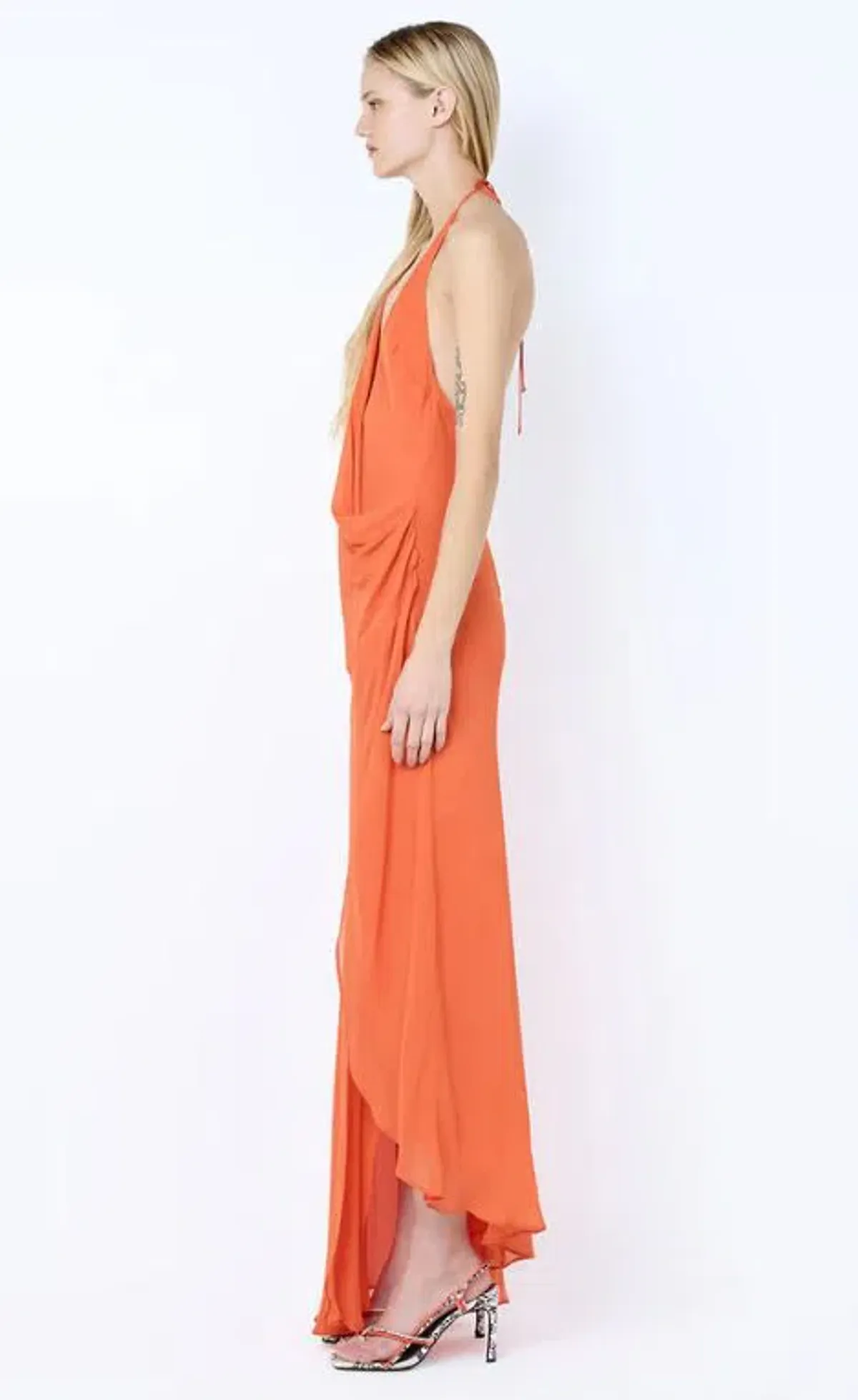 Bec and Bridge Sabrina Drape Maxi Dress Size 10 - Image 3