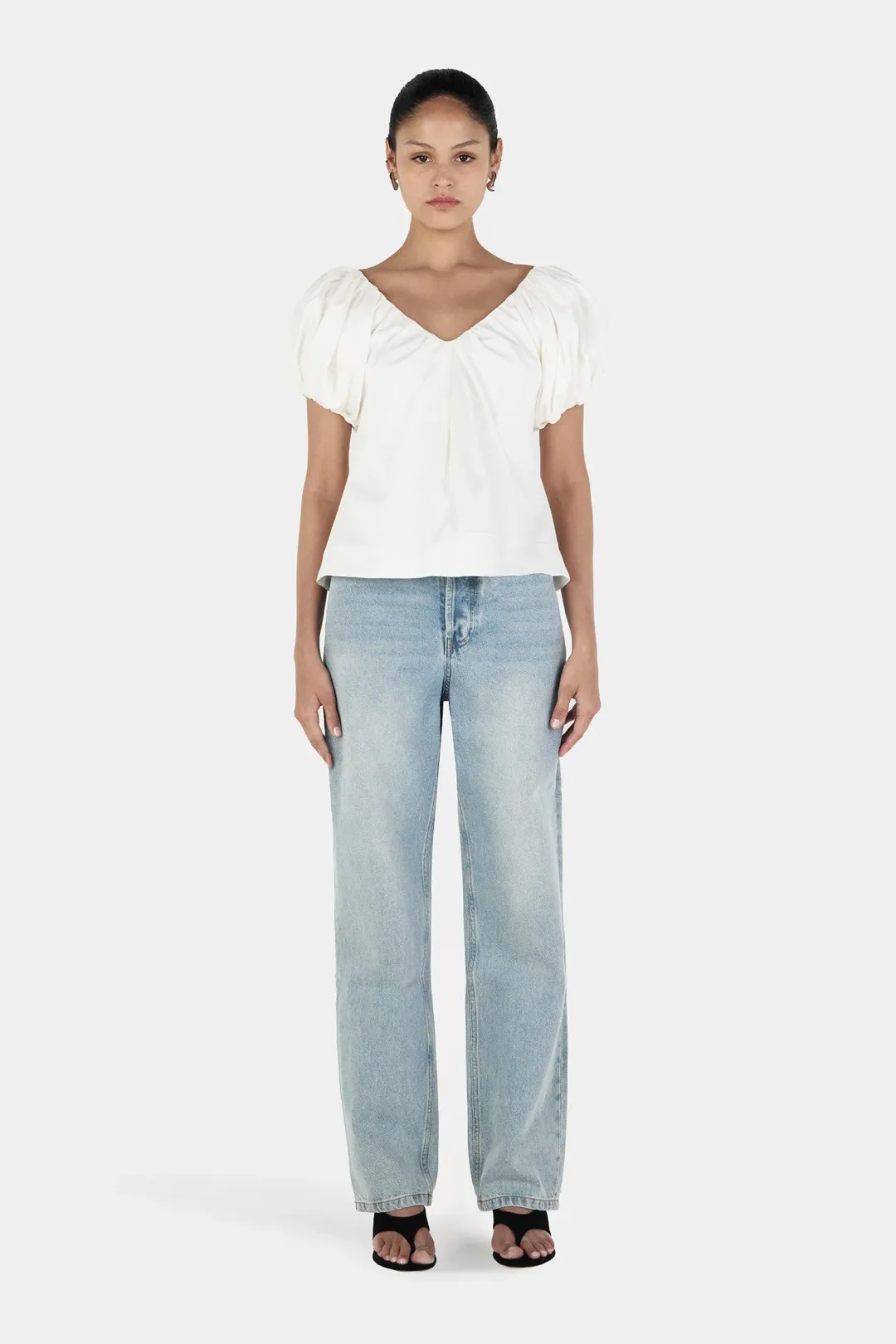 Hansen And Gretel Thandie Top Ivory Size 8 for rent on The Volte - main image