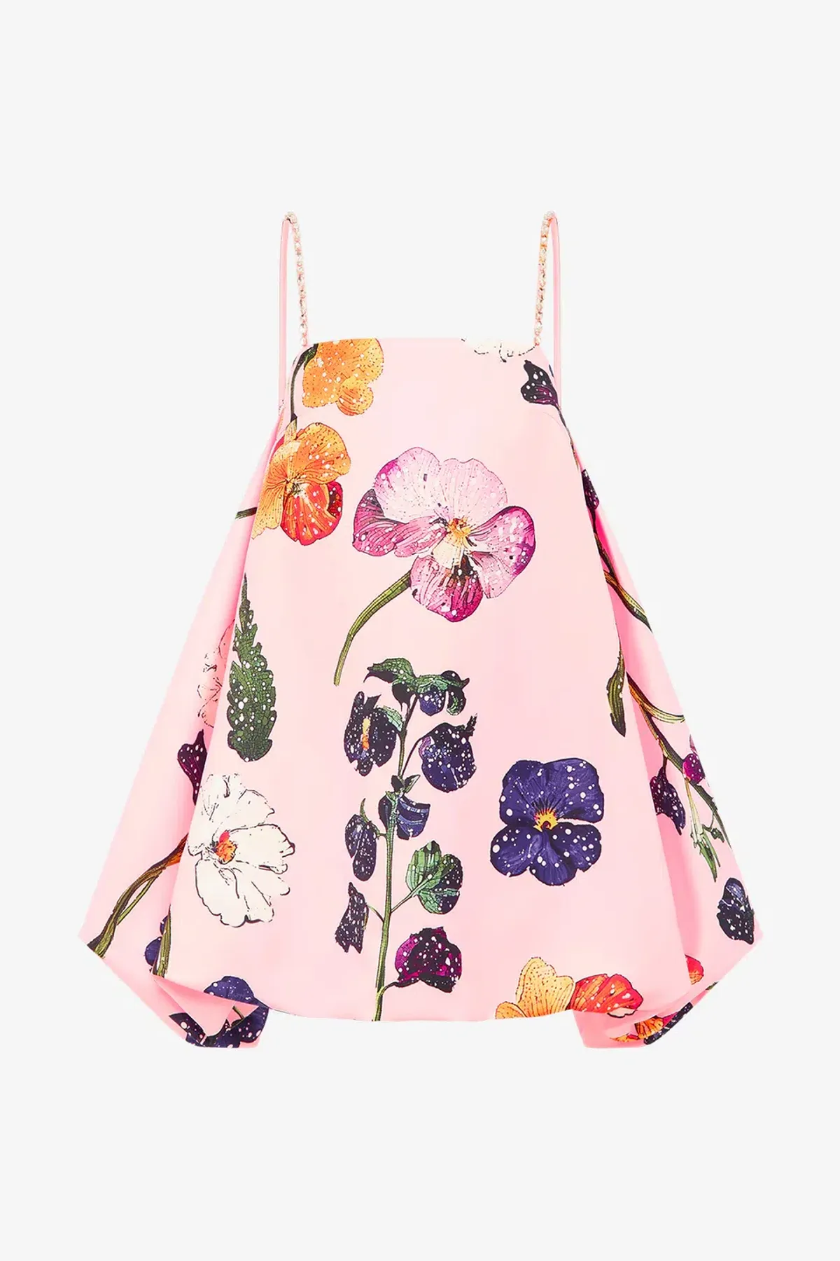 Leo Lin Patsy Embellished Puff Mini Dress Wildbloom Size 10 - Image 1