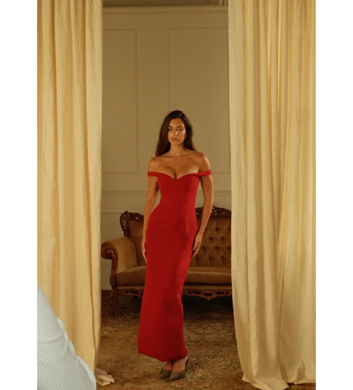 Arcina Ori Ellery Maxi Dress Red Red Size XS/AU 6 - Image 7