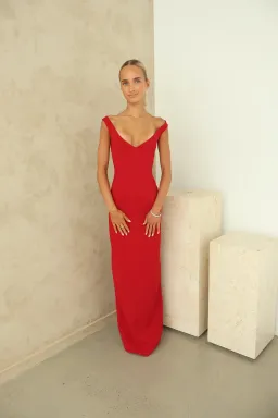 Arcina Ori Ellery Maxi Dress Red Red Size XS/AU 6 for rent on The Volte - image 5