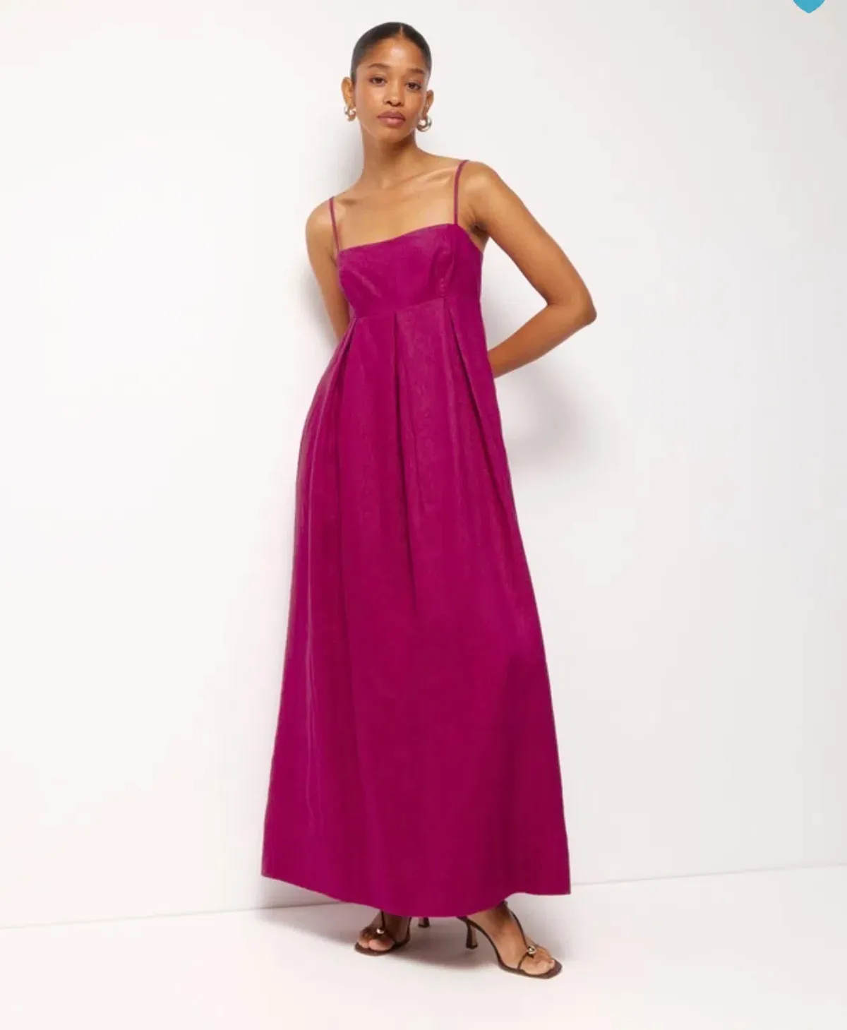 Aniya Linen Maxi Dress - Image 1