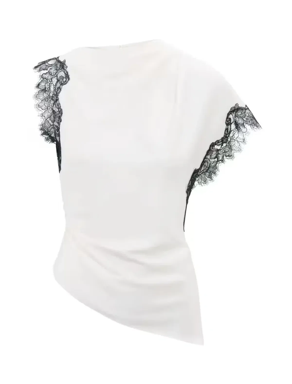 Forever New Dixie Asymmetric Lace Top Size 12 - Image 5
