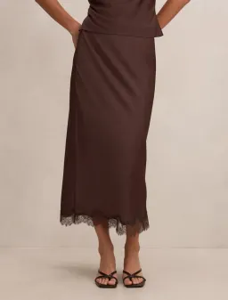 Forever New Enola Lace Maxi Skirt Size 12 for rent on The Volte - image 1