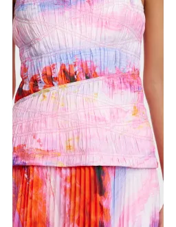 Acler Rockland Midi Dress Purple Size 6 for rent on The Volte - image 4