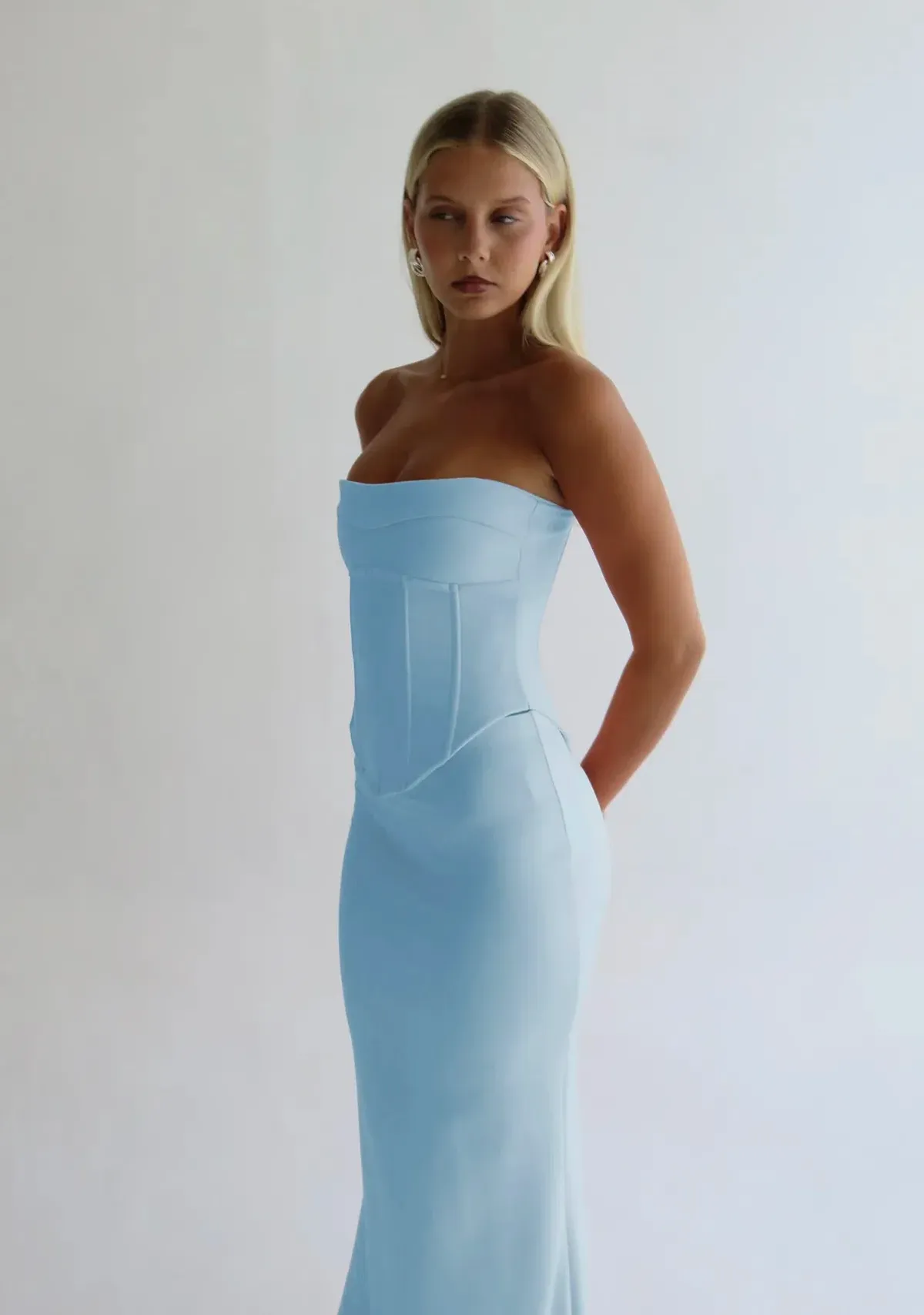 HNTR The Label LOUIE GOWN | BABY BLUE Size 8 - Image 1