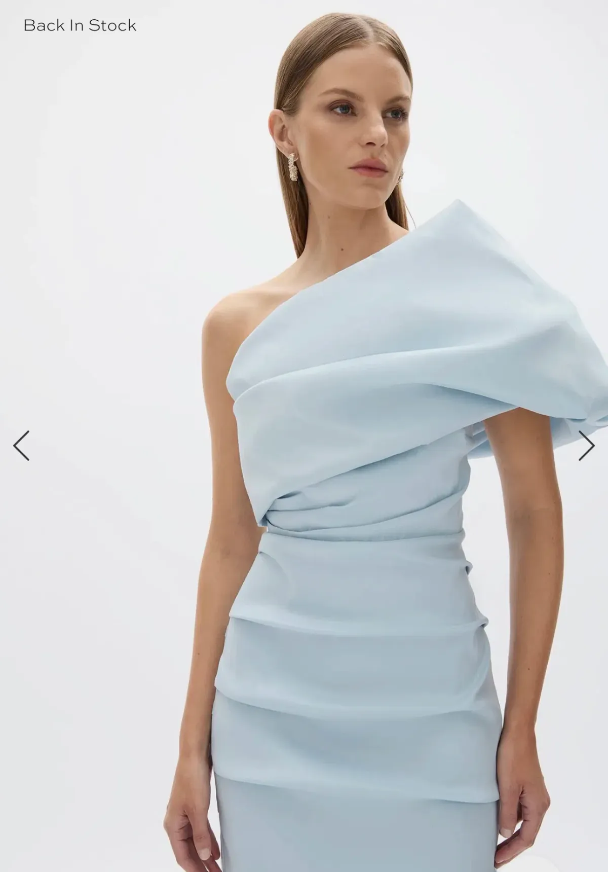 Rachel Gilbert Kat Gown - colour ice (blue) in size 4 / 14 - Image 2