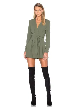 The Fifth Label Above & Beyond Long Sleeve Playsuit Khaki Size 6 for rent on The Volte - image 1
